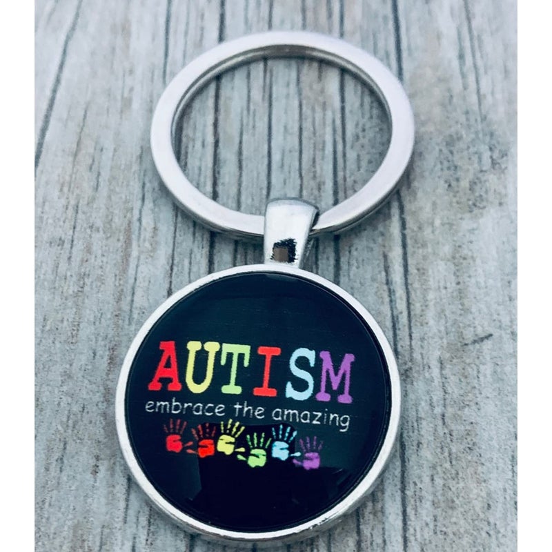 Infinity Collection Autism Awareness Keychain - Puzzle Piece Jewelry, Accessories & Gift to Embrace the Amazing - Image 5